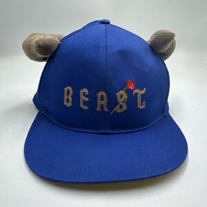 Disney Parks Beauty and the Beast Baseball Cap w/ Horns Adult Size 57-60 cm Hat